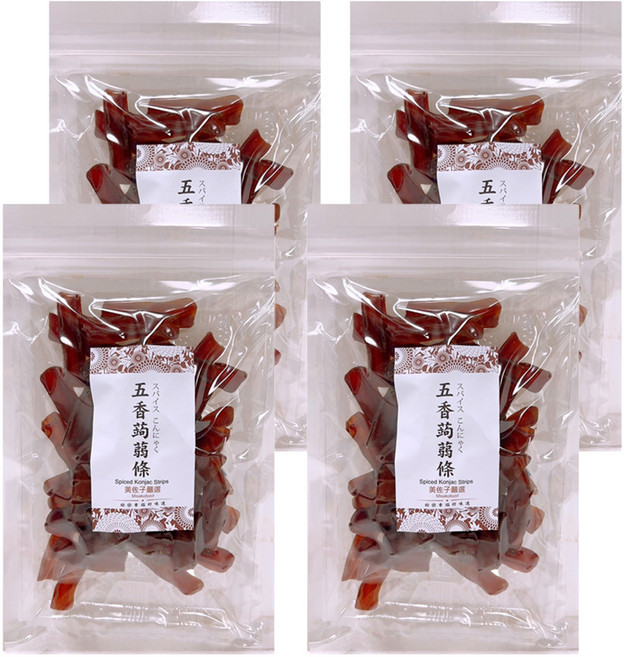 MISAKO 美佐子 嚴選零嘴系列 五香蒟蒻條, 4包, 150g