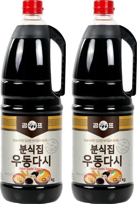 Gompyo 분식집 우동다시, 2kg, 2개