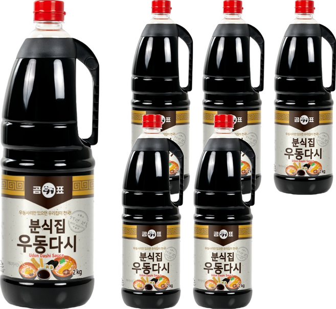 곰표 분식집 우동다시, 2kg, 6개