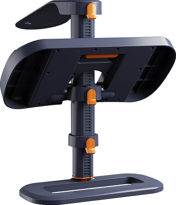 니가드키즈 4 프리미엄 카시트 발판 발받침대, 다크그레이 + 오렌지, 1개