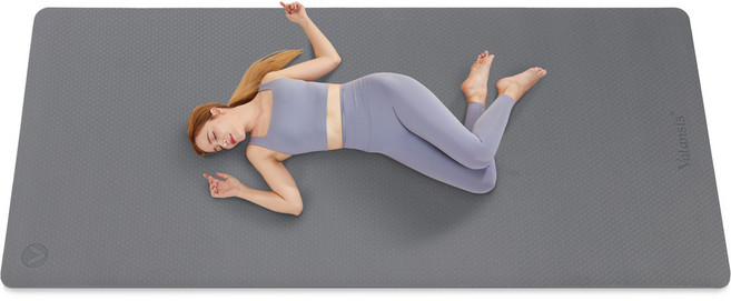 밸런시스 TPE 와이드 매트, 웜그레이, 1개