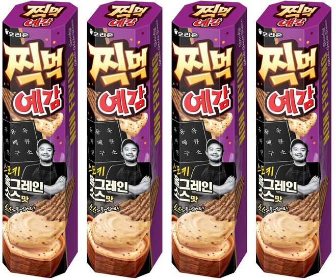 예감 오리온 찍먹 스모키홀그레인소스맛, 76g, 4개