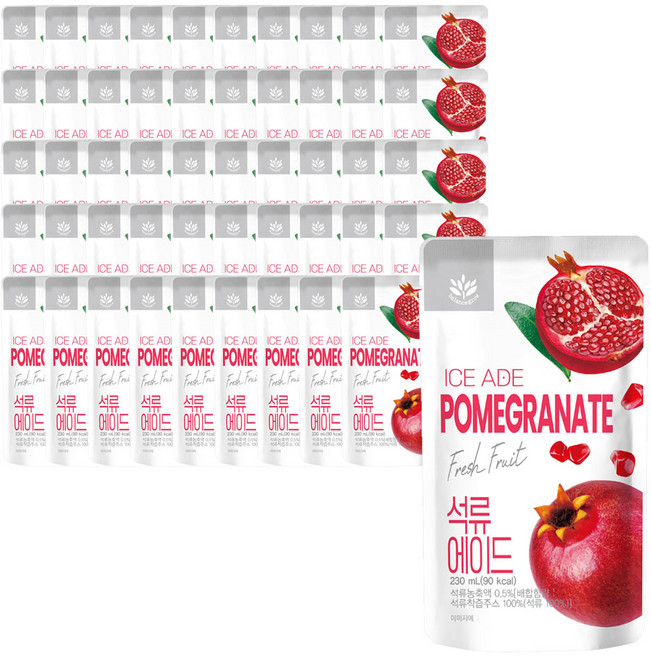 발란스그로우 석류 에이드, 230ml, 50개