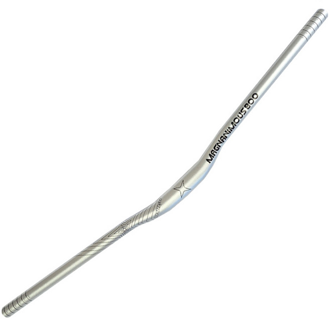 UNKNOWN 자전거 MAGNANIMOUS 800 RISER BAR, Silver, 1개