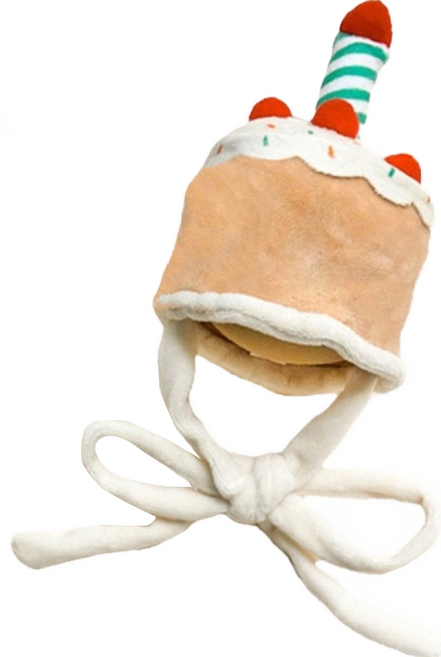 ikii 신생아 출산기념 생일축하 인간케이크 모자, 혼합색상, 1개