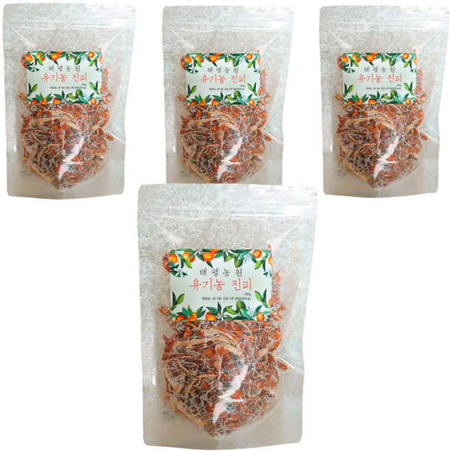 태평농원 유기농 진피, 100g, 4개