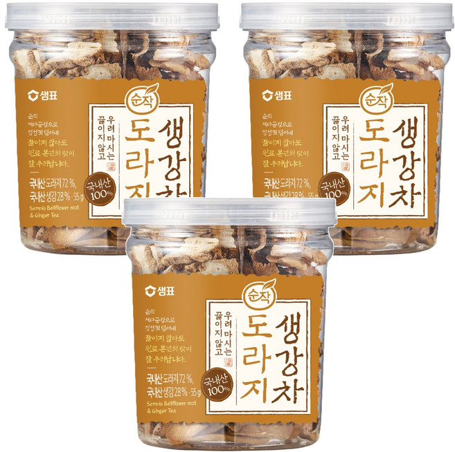 Sunjak 純作 桔梗生薑茶 原物料, 55g, 1入, 3個