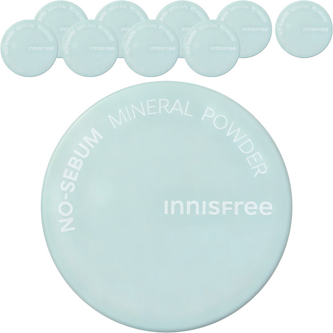 INNISFREE [純素美妝] 控油礦物蜜粉 5g, 單一顏色, 10個