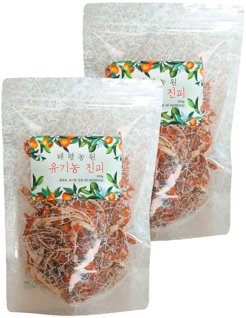 태평농원 유기농 진피, 400g, 2개