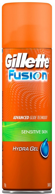 질레트 퓨젼 하이드라 센서티브 스킨 쉐이빙 젤, 195g, 1개