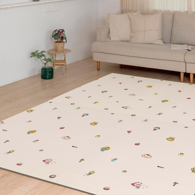 파크론 우리가족 다용도 놀이방 매트 2p, 뽀로로스윗