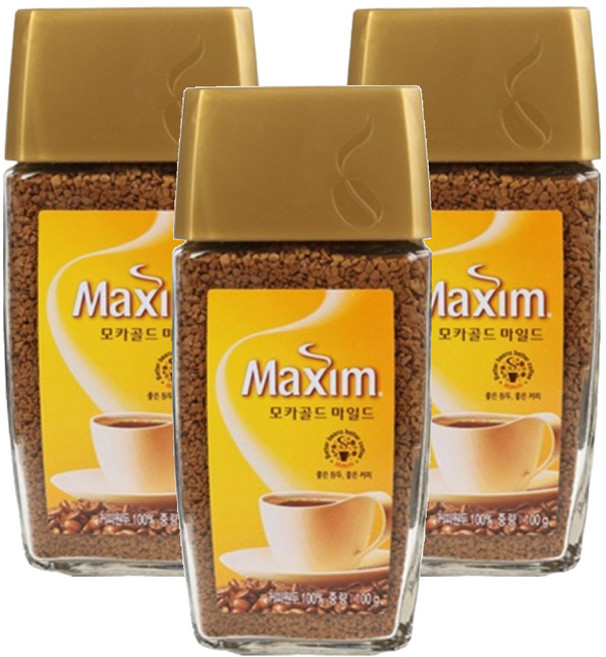 맥심 모카골드 마일드 원두커피믹스, 100g, 1개입, 3개