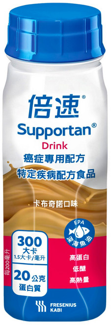 Supportan 倍速 癌症專用配方 卡布奇諾口味, 200ml, 1瓶