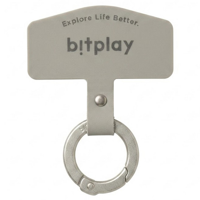 bitplay 掛繩通用墊片V2, 灰色, 1個
