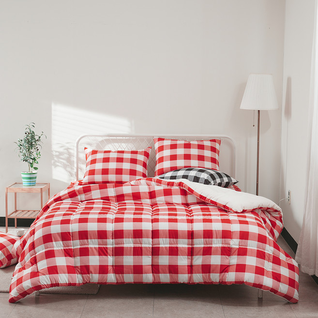 퓨어이즈룸 클래식 제니체크 마이크로 워싱 차렵이불