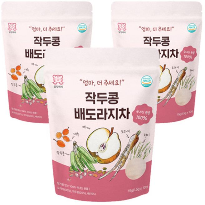 달링베베 작두콩 배도라지차, 15g, 10개입, 3개