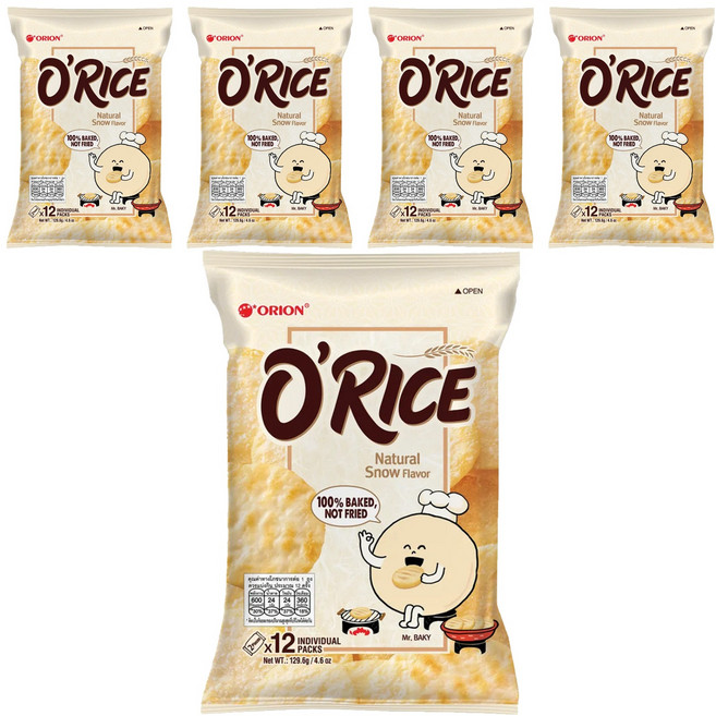 ORION 好麗友 O'RICE米餅, 129.6g, 5袋