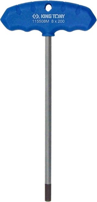 KING TONY 金統立 專業級工具T把六角扳手 KT115508MR 8mm, 1支