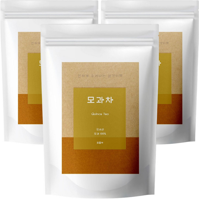 유리아 모과차 삼각티백, 1.2g, 100개입, 3개