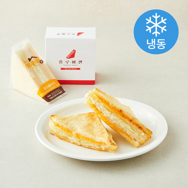 홍루이젠 갓군샌 트리플치즈 샌드위치 (냉동), 78g, 1개, 2개입