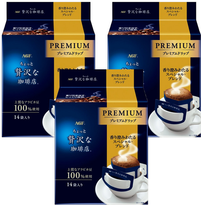 에이지에프 프리미엄 드립 스페셜 블렌드 커피, 3개, 112g