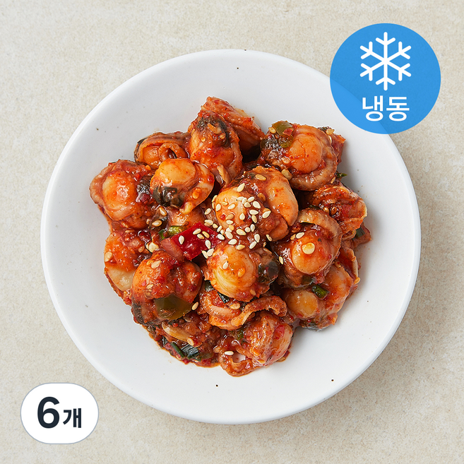 도들샘 가리비무침 (냉동), 150g, 6개
