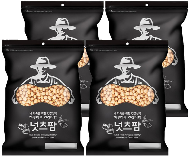 넛츠팜 로스티드피넛, 800g, 4개