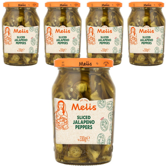 Melis 할라페뇨 페퍼, 330g, 5개