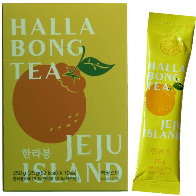 제주담움 한라봉 과일차 스틱, 250g, 10개입, 1개