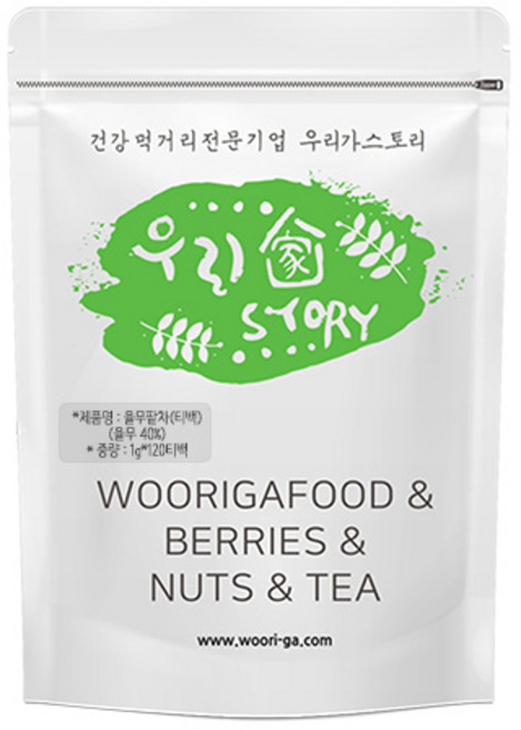 우리가스토리 율무팥차 티백, 1g, 120개입, 1개