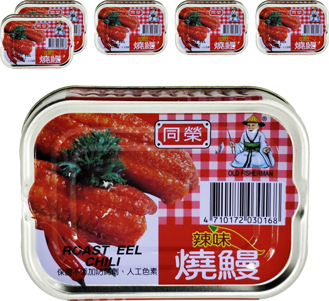 同榮 辣味紅燒鰻, 100g, 6罐