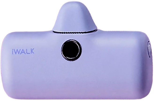 Iwalk Battery Pro 閃充口袋行動電源 2800mAh Type-C/Lightning, DBL5000PL, 紫色