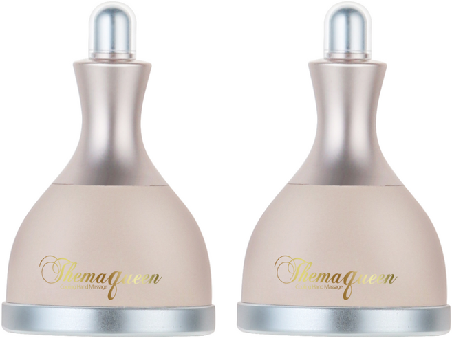 더마퀸 쿨링스틱 페이스 앤 아이로즈 마사지소품, 혼합색상, 2개