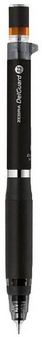 ZEBRA 斑馬牌 DelGuard ER 自動鉛筆 MA88 黑色, 0.5mm, 1支