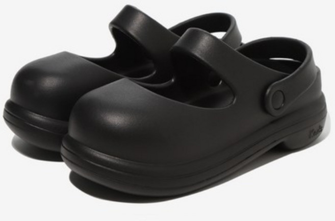 Keds 女款雲朵厚底瑪莉珍鞋 5SM01968H, 黑色+黑色+黑色, 250