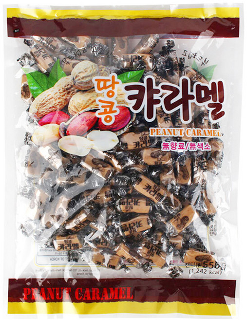 HM 부드럽고 고소한 옛날 땅콩캬라멜, 550g, 1개