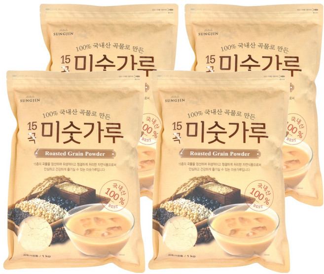 성진 15곡 미숫가루, 1kg, 4개