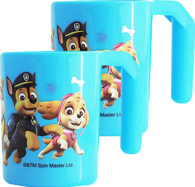 PAW PATROL 汪汪隊立大功 PP牙刷杯, 藍色, 2個