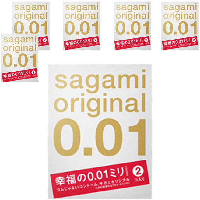 SAGAMI 相模 0.01 保險套 55*170*0.01mm, 2片, 6盒
