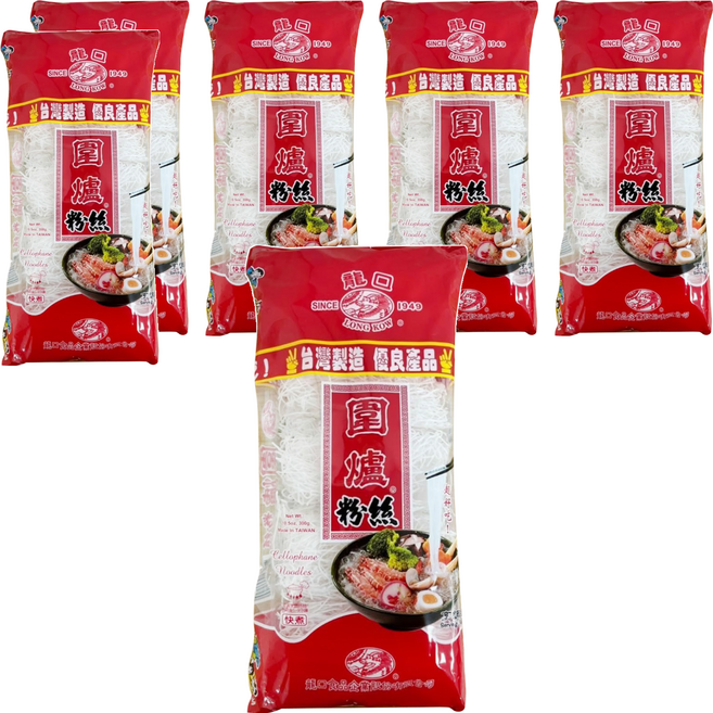 龍口 圍爐粉絲, 300g, 6包