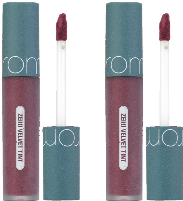 롬앤 제로 벨벳 틴트, 25 너드 핑크, 2개