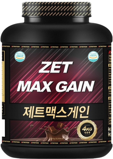 제트리션 제트맥스게인 더블초코, 1개, 4kg