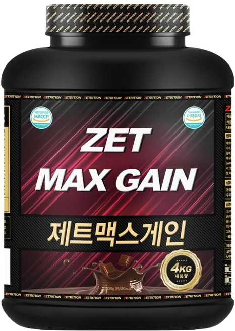 제트리션 제트맥스게인 더블초코, 1개, 4kg - 쿠팡