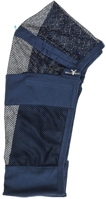 WALLABOO 袋鼠背巾 AIR空氣版 輕量舒適 分區透氣, 深海藍