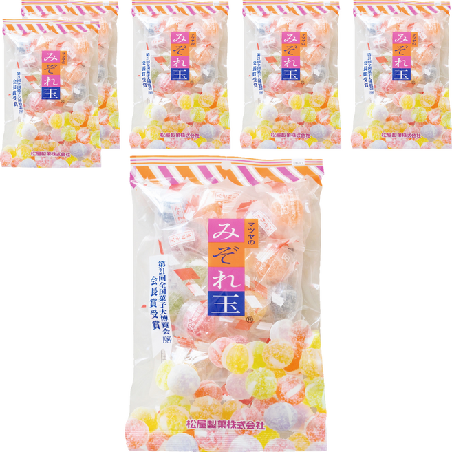 미조레타마 캔디 랜덤발송, 160g, 6개