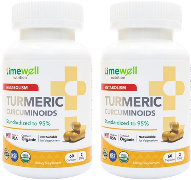 timewell 時光安好 薑黃帝膠囊, 2罐, 60顆
