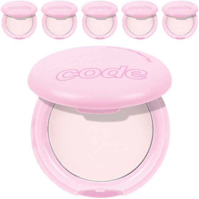 코드글로컬러 오일컷 빔 팩트파우더 8g, 핑크, 6개