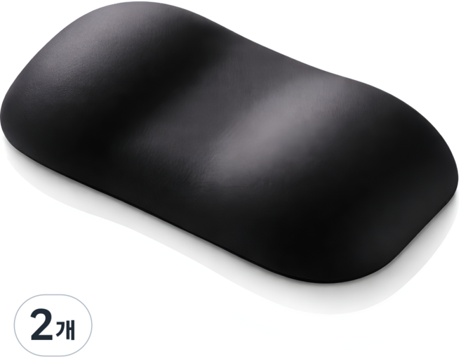 픽스몰 실리콘 마우스 손목 받침대, 블랙, 2개