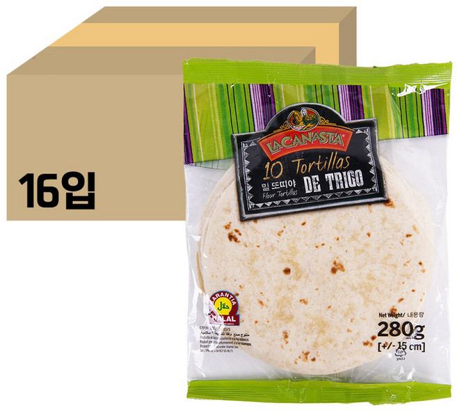 LACANASTA 墨西哥餅皮 15cm, 280g, 16包