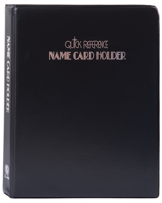 Lan CHYn 連勤牌文具 活頁分類名片簿 480名 LC-3480, 黑色